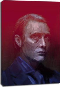 Top Racing Mads Mikkelsen - obraz na płótnie 40x50 cm 1