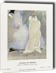 UMP L&apos;toile du berger, Manteau de fourrure, de Max A, Charles Martin - obraz na płótnie 40x50 cm 1