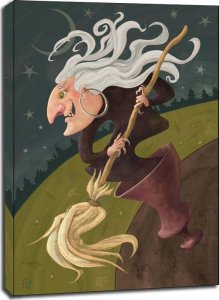 Art-Pol Baba Jaga - obraz na płótnie 90x120 cm 1