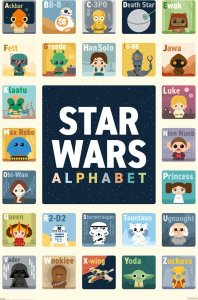 Gwiezdne Wojny Star Wars Alfabet - plakat 61x91,5 cm 1