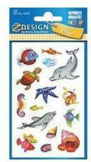 Avery Zweckform Naklejki papierowe - Zwierzęta morskie - 106966 1