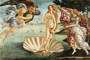 Bluebird Puzzle Narodziny Wenus Sandro Botticelli - plakat 91,5x61 cm 1