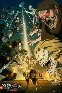 Umbra Atak Tytanów Attack on Titan Paradis vs Marley - plakat 61x91,5 cm 1