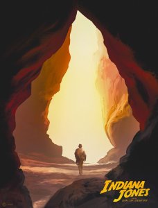 Feeby Indiana Jones V - plakat premium 40x60 cm 1