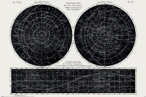 Hog Studio Konstelacje Gwiazdozbiory Nieba - plakat 91,5x61 cm 1