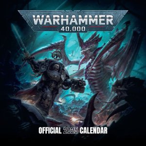 Warhammer 40000 - Oficjalny Kalendarz 2025 Ścienny 30x60 cm 1