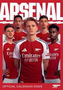 Arsenal Londyn - Oficjalny Kalendarz 2025 Ścienny 29,7x42 cm 1