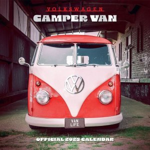 Volkswagen Camper VW - Oficjalny Kalendarz 2025 Ścienny 30x60 cm 1