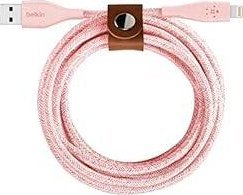 Belkin BoostCharge 1.20m USB-C With Lightning Connector & Strap Apple iPhone Pink standard 1