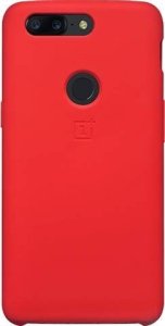 OnePlus 5T Silicone Protective Case Red Uszkodzone Opakowanie standard 1