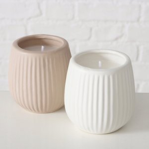 Boltze Świeczka ozdobna w porcelanie POMMERY, Ø 7 cm 2