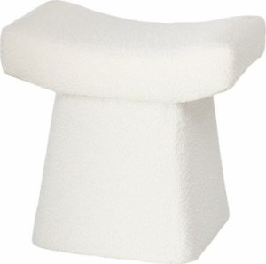 Taboret w pluszowym obiciu LIDAL, wys. 45 cm 2