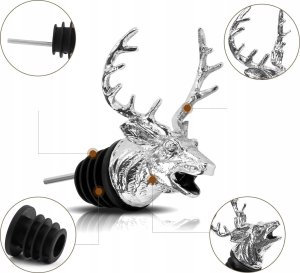 Korek do wina wielokrotnego użytku, z uszczelką, BOTHO 10