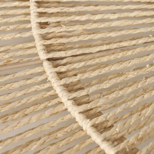 Dekoracyjne lustro w plecionej ramie MARAL, Ø 75 cm 4