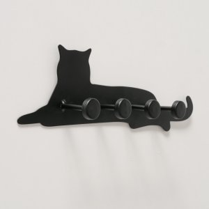 Metalowy wieszak na klucze KIRI, 8 x 25 cm 3