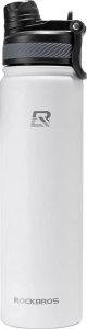 Bidon termiczny Rockbros 35210029006 rowerowy na napoje 620 ml - biały 1