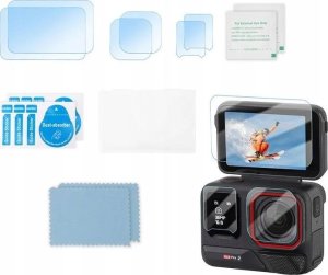 Osłona na obiektyw SunnyLife Zestaw Osłon 6x Osłona na Obiektyw + 2x Ekran LCD Kamera Insta360 ACE PRO 2 / BHM917 3