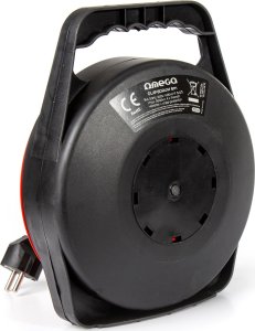 Kabel przedłużacz 230V 8m 16A czarny na bębnie 4 gniazda PLATINET (46090) 3