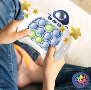 Woopie Gra Pop It elektorniczna niebieska miś 3 lata+ 4