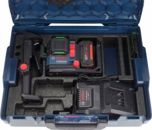 Bosch Laser krzyżowy GLL 18V-120-33 CG + 1x4.0Ah zielony 35 m 18