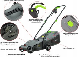 Kosiarka elektryczna NAC LE10-32-PB-YE 9