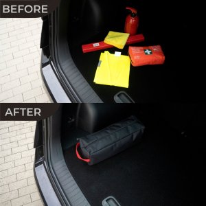 Torba VOGO jamnik  do bagażnika, montowana na rzep 42x13x13 cm 5