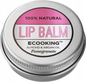Ecooking, Ecooking, Organic Argan Oil, Hydrating, Lip Balm, Pomegranate, 15 ml For Women 1