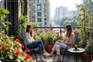 Krzesła ogrodowe tekstylne Sofotel SO-980 zestaw 2 szt 2