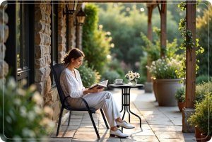 Stolik ogrodowy okrągły 60 x 71 cm Sofotel SO-981 2