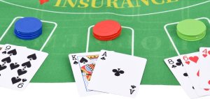 Zestaw Gra karciana 2w1 Poker i BlackJack Żetony + karty + plansza GR0706 8