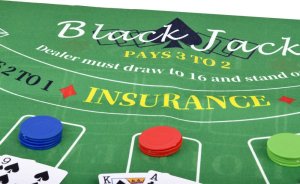 Zestaw Gra karciana 2w1 Poker i BlackJack Żetony + karty + plansza GR0706 10