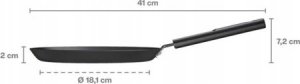 Patelnia Fiskars FS.PATELNIA DO NALEŚNIKÓW 22 CM Z POWŁOKĄ NIEPRZYWIERAJĄCĄ HARD FACE 2