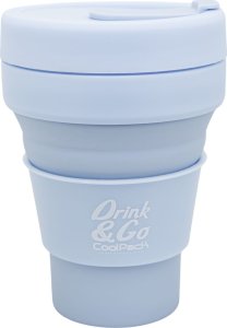 COOLPACK - KUBEK SILIKONOWY - 355 ml - PASTEL / POWDER BLUE 1