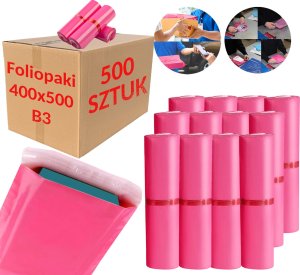 Foliopaki Kurierskie Różowe B3 400x500mm - 500 szt. 17