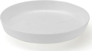 Podstawka pod doniczkę Biała 16,9x2,4cm Plastikowa błyszcząca 3