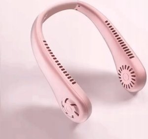 AG921B Przenośny wentylator na szyję      rózowy 2