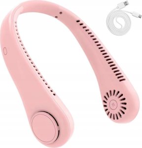 AG921B Przenośny wentylator na szyję      rózowy 5