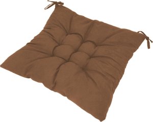 AG690J Poduszka na krzesło brązowa 40x40 1