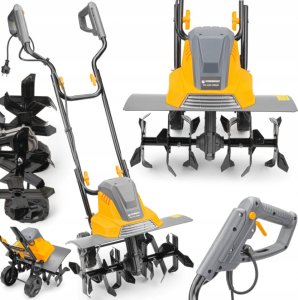 GLEBOGRYZARKA ELEKTRYCZNA KULTYWATOR DO ZIEMI GLEBY MOCNA 2000W 450mm 2