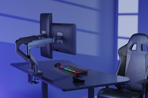 LC-Power LC-EQ-A34B-D uchwyt / stojak do monitorów 86,4 cm (34") Biurko Czarny 7