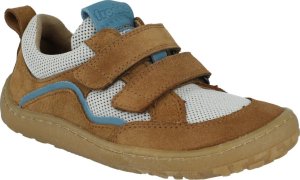 Barefoot Froddo G31300260-1 chłopięce skórzane półbuty dla chłopca brąz barefoot base 31 1