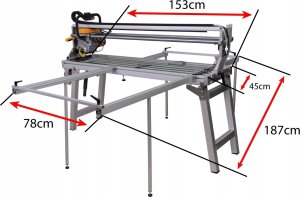 PRZECINARKA STOŁOWA TARCZOWA DO PŁYTEK GRESU 2300W AUTOMATYCZNA 1200MM 3