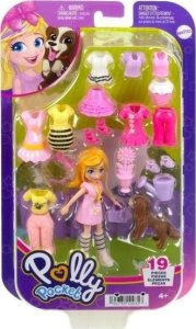 Polly Pocket Lalka + ubranka asortyment HKV89 1