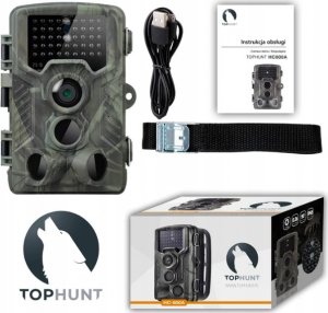 Kamera Leśna IR 850nm TOPHUNT Fotopułapka Myśliwska FHD Polskie Menu 16Mpx 16