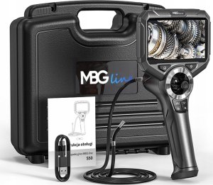 Kamera Inspekcyjna RUCHOMA GŁOWICA 720 Endoskop Boroskop IP67 Warsztatowa 4