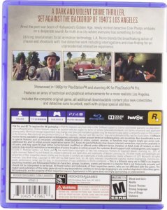 L.A. Noire ( Import) (PS4) 2