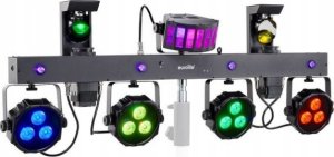 Eurolite LED KLS Scan Next FX Zestaw Świetlny z Efektem UV Pilot Torba Nowy 3