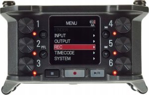 Zoom F6 Wielościeżkowy Rejestrator Terenowy 6 Kanałów 32-bitowe Nagrywanie 3