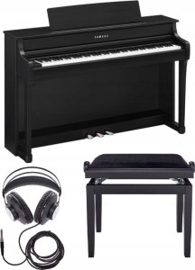 ZESTAW Yamaha CLP-845 B Pianino Cyfrowe 88 Klawiszy Ława Słuchawki 2024 1