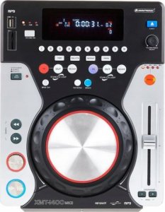 Omnitronic XMT-1400 MK2 Stołowy Odtwarzacz CD/MP3 z USB SD i funkcjami DJ 2